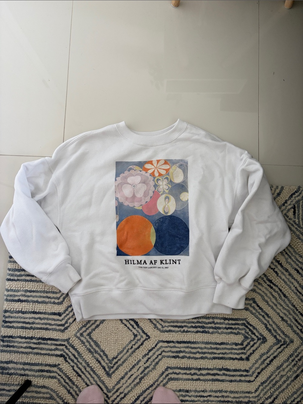 Abercrombie and fitch soft collection Graphic White Sweatshirt